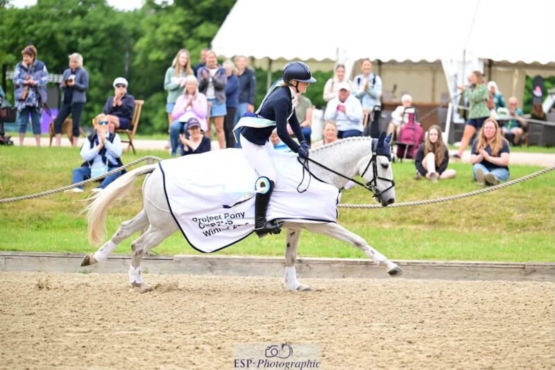 CURRENT BRITISH PONY CHAMPION AND EUROPEAN TEAM SILVER MEDALIST